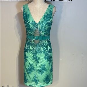 Retro style lace dress